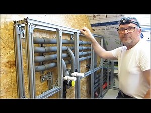 Sanitary installation with Geberit GIS Part 2 Washbasin extension