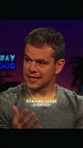 Matt Damon Discovers Fear of Heights | #shorts