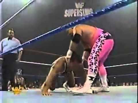 Jim The Anvil Neidhart in action
