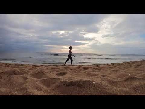 I Watched Beautiful Sunset at Induruwa Beach, Sri Lanka | Induruwa Beach Timelapse