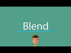 Blend pronunciation