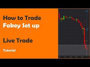 How to Trade Fakey (False Break Out) Set up. 1hr chart [LIVE TRADE]