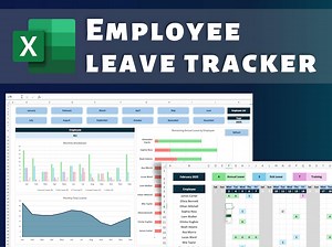 Employee Leave Tracker | Excel Template | Leave Management Excel | Time off Tracking | Vacation Planner | PTO Tracker | Leave Calendar - Etsy