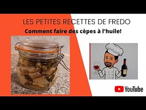 How to make porcini mushrooms in oil!