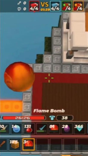the all clutch in #blockman go bedwars