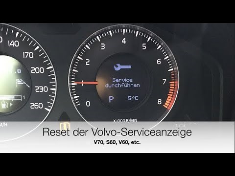 Volvo Serviceanzeige Reset Inspektion