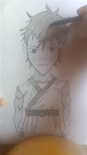 Gojo Anime Pencil Shading ✏️ | No Colors #GojoSketch #PencilShading #tranding