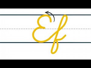 How to Write a Cursive E | Cursive Writing Letter E | Elementary Elements