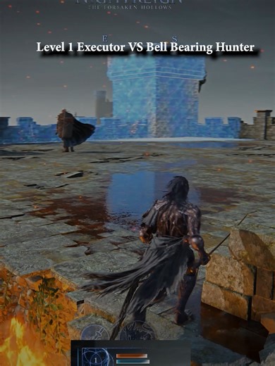 Level 1 Executor VS Bell Bearing Hunter Rooftop No Hit #fyp #foryoupage #eldenringnightreign #eldenring #nightreign
