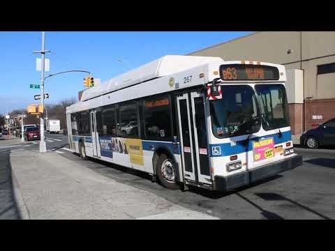 MTA NYCT: 2011 NFI C40LF CNG #267 on the B63 to Bay Ridge departing 5 Av/37 St