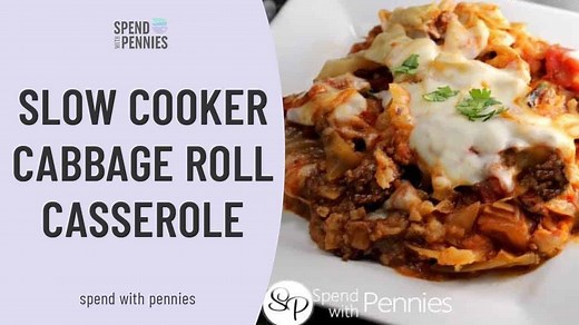 Cabbage Roll Casserole (Crock Pot Version)