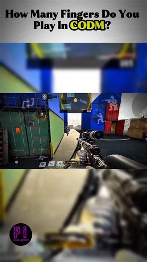 How many fingers do YOU use? 🖐️🔥 in CODM? | Codm Sniper edit | #codm #codmshorts