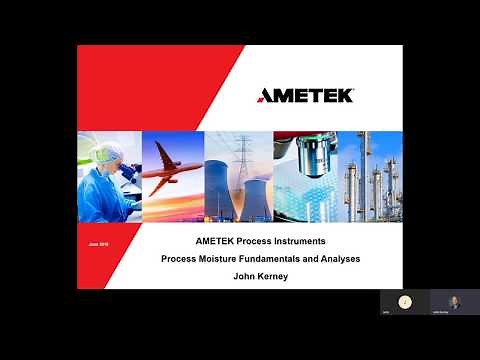 Webinar - Process Moisture Fundamentals and Analyses