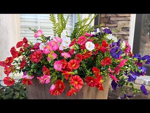 HROBEK UV Resistant Artificial Flowers for Outdoors | Morning Glory & Fern Faux Plants Review