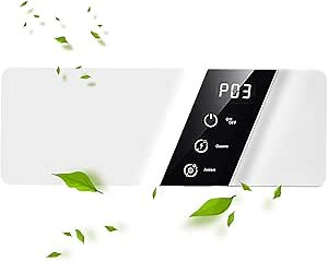 Small Air Purifier for Home, Wall Mounted Air Ionizers for Pets,Toilet, Kitchen, Offices and Bathrooms, 2 in 1 Ozone Negative Ion Generator