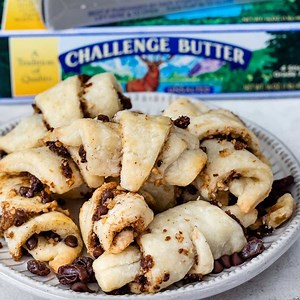 8.1K views · 114 reactions | Learn how I make easy Rugelach with two different fillings – this is a classic and delicious holiday cookie recipe made with Challenge Butter! https://www.crazyforcrust.com/classic-rugelach-recipe/ | CrazyforCrust | Facebook