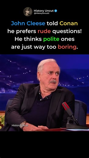 Why John Cleese Prefers Rude Questions! 🛑
