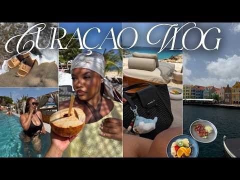 CURAÇAO VLOG— Girls Trip (ft. Mama), Luxury Resort, Beach Day, GOOD Eats, &more | NaturallySunny