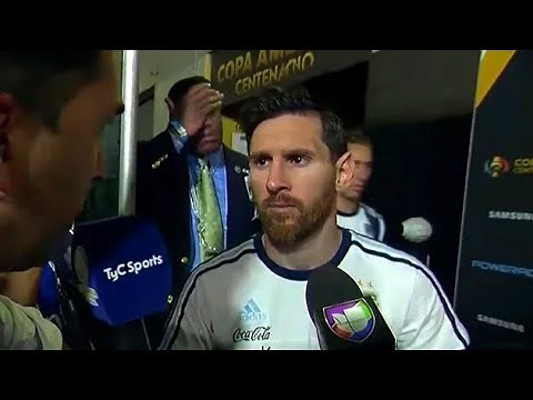 Lionel Messi Announces He Is Retiring From International Football! | English Subtitles