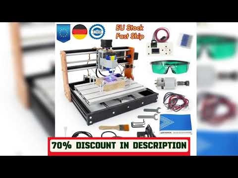 A must-have product!�?EU?CNC 3018 PRO 7000W Router Milling Machine with Laser Engraver Module,Limi