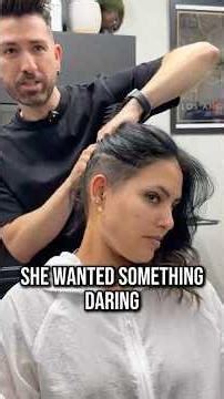 Maybe you’ll love it, maybe you’ll hate it. She loves it! That’s what matters! #haircut #hairstyles
