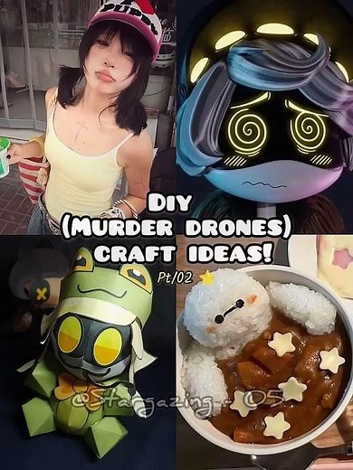 diy Murder drones craft ideas ⭐🫶🏻 #murderdrones #murderdronesepisode8 #diy #craft #roomdecor