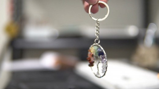 Watch Detailed View - Tree of Life Keychain Review on Amazon Live