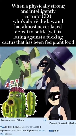 Cactus Solos: PvZ vs Battle Wiki Powerscaling