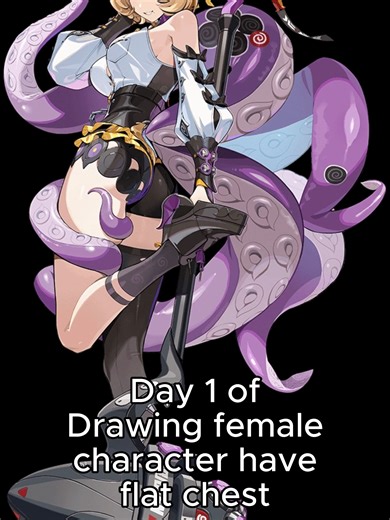 Drawing Female Characters with Flat Chests