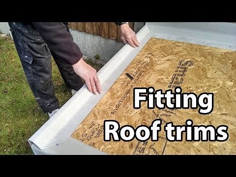 Part 2 Fibreglass Roof Trims - Cut and Fit GRP Edges