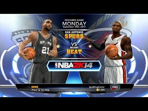 NBA 2K14 Menus - New Modes & Features + Sneak Peek For My Overseas Fans!! | iPodKingCarter