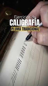 Calligraphy exercises with a regular pen #calligraphy