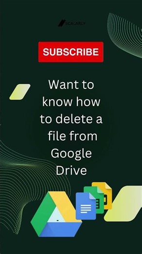 An easier way to delete a file from Google Drive