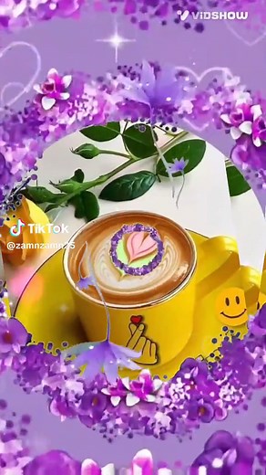 Good Morning Animated Greetings with Beautiful Flowers