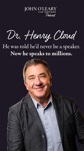 He was told he’d never be a speaker. Now he speaks to millions. Dr. Henry Cloud is an acclaimed leadership expert, clinical psychologist, and New York Times bestselling author of Boundaries, Necessary Endings, and more than 40 other life-changing books that have sold more than 20 million copies worldwide. For the past four decades, Henry has coached CEOs, guided families, and walked alongside everyday people in their most vulnerable moments to help them grow, heal, and lead. On Live Inspired Pod