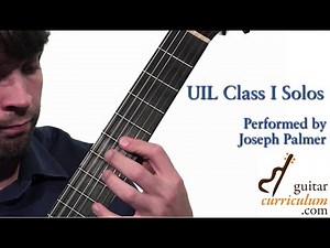 Afro Cuban Lullaby (Leo Brouwer) - Joseph Palmer UIL Solos [GuitarCurriculum.com]