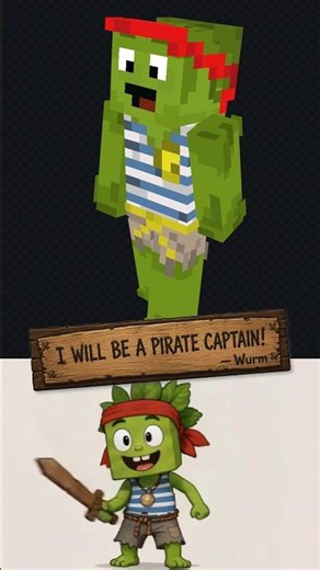 🦜I Will be a PIRATE CAPTAIN #2 🏴‍☠️ in #Minecraft ⚓ #CaptainWurm