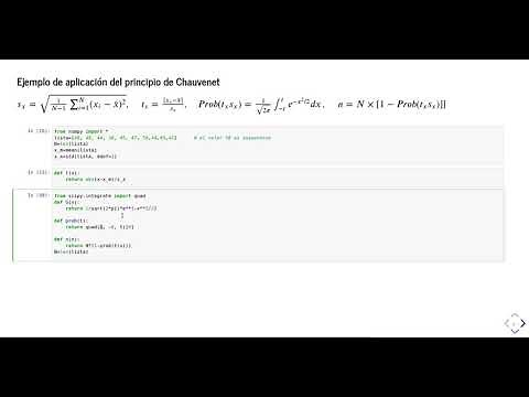 Ejemplo de aplicación del criterio de Chauvenet resuelto en Python