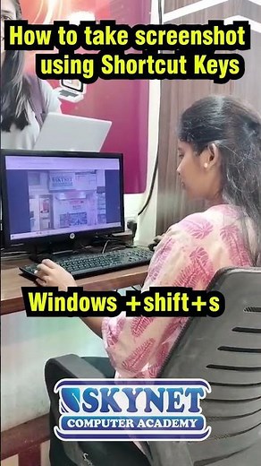 How to Take a Screenshot in Windows Using Shortcut Keys #skynetcomputeracademy #shortcut #art