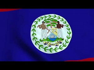 Belize Flag Waving 🇧🇿