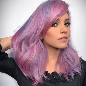 23 Purple Hair Color Ideas: Highlights, Ombre, and Streaks - Hello Bombshell!