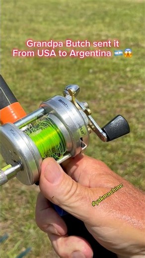 190 yards OTG cast by grandpa Butch at 77 years old 😱😱 #shorts #longcasting #surfcasting