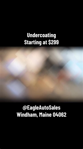 Undercoating until the end of November at Eagle Auto Sales! | Eagle Auto Sales