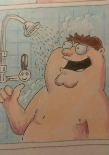 Peter griffin shower scene. #familyguyfunnymoments #petergriffin #familyguy #familyguymemes #shorts