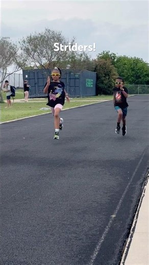 Striders! Form getting nice! 7yo and 6yo prepare for track season! Fueled by ‪@fannyb00eats‬