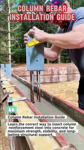 Column Rebar Installation Guide for Strong Structural Concrete Columns