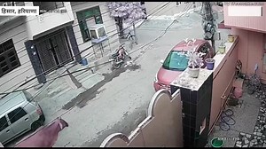 Old Man Being Killed By Stray Cow