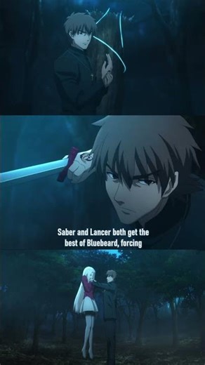 Lancer and Saber Vs Bluebeard, Kirei Chops A Tree With His Palm (Fate/Zero Episode 8 Reaction)