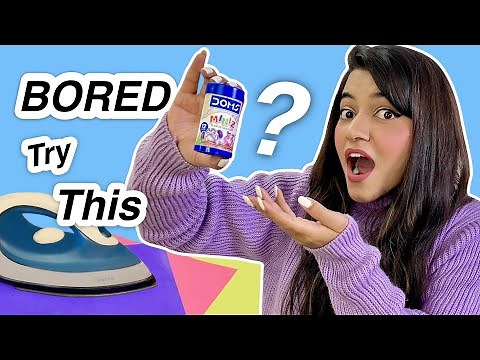 5 Mins Artwork To Do Using PLASTIC Crayons 😍