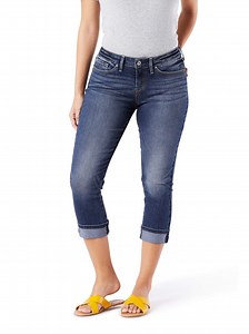 Signature by Levi Strauss & Co. Women's Modern Simply Stretch Capri Jeans